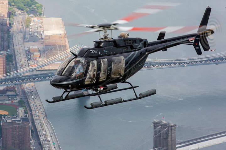Tour in elicottero dello skyline di New York e trasferimento di lusso da Manhattan