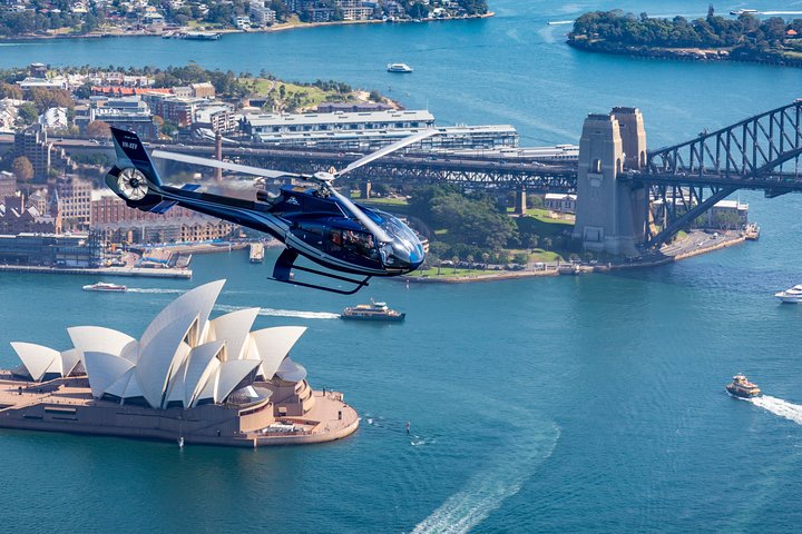 Hubschrauberrundflug über den Hafen von Sydney