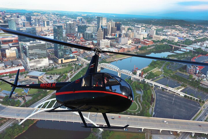 Erstklassiges Hubschraubererlebnis in der Innenstadt von Nashville