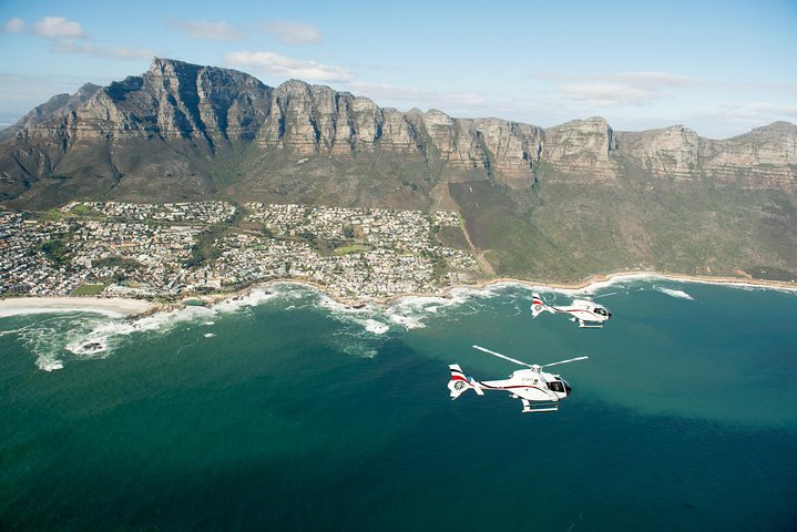 Tour in elicottero privato di Città del Capo: costa atlantica