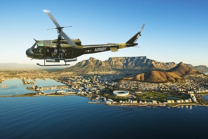 Huey Army Helicopter Abenteuerflug in Kapstadt