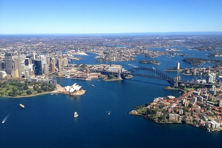 Vol en hélicoptère privé au-dessus de Sydney et des plages pour 2 ou 3 personnes &#8211; 20 minutes