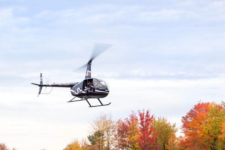 Vol en hélicoptère à la découverte des feuillages d’automne de la vallée de l’Hudson