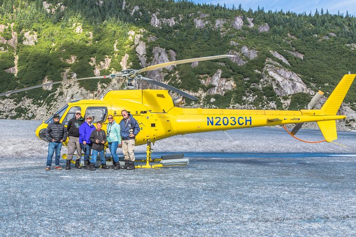 Excursión por la costa de Juneau: recorrido en helicóptero y visita guiada a pie sobre el hielo