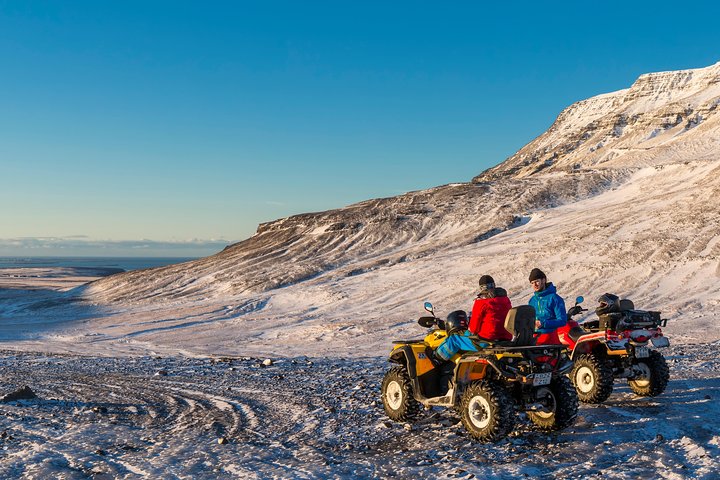 1-stündige ATV-Abenteuer- und Hubschrauberabenteuer-Kombinationstour ab Reykjavik