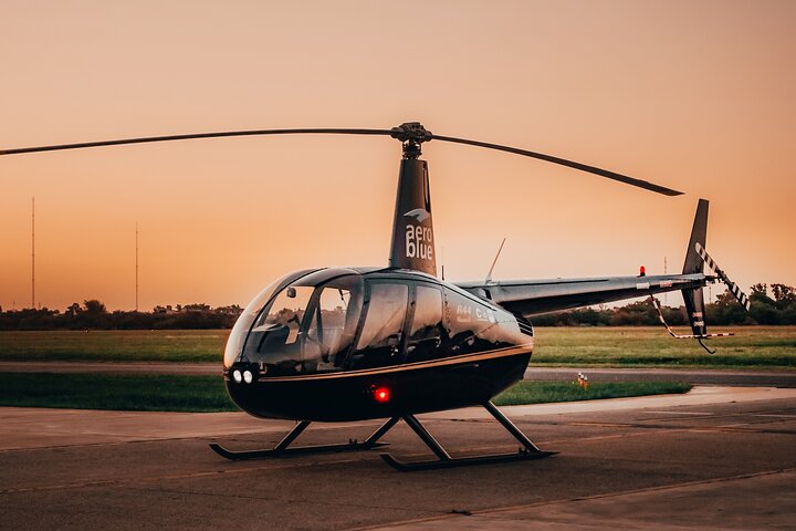 Private Helicopter Flight over the City of Buenos Aires