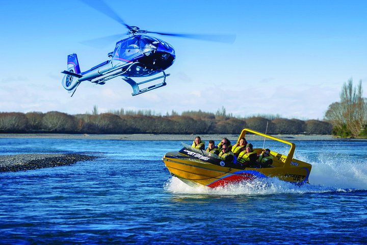 Christchurch Heli-Jet &#8211; hélicoptère et bateau à moteur