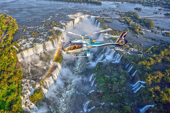 Volo panoramico in elicottero sulle cascate di Iguassu
