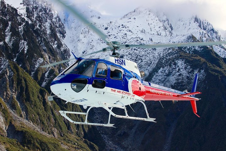 Volo panoramico in elicottero sul ghiacciaio Franz Josef