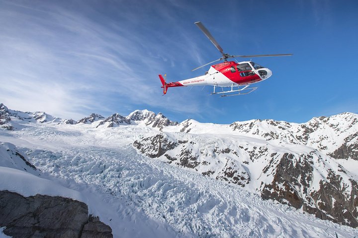 Volo in elicottero Fox e Franz Josef Twin Glacier dal Fox Glacier