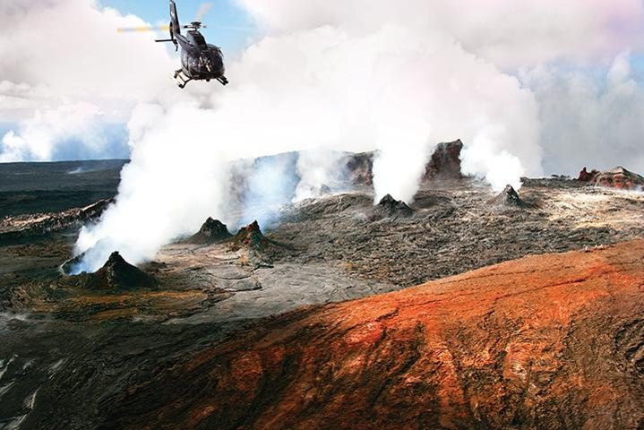 Tour en helicóptero de lujo por el volcán Big Island