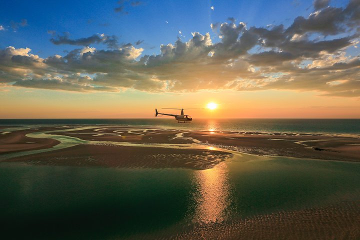 Vol panoramique en hélicoptère de 45 minutes sur la crique et la côte de Broome