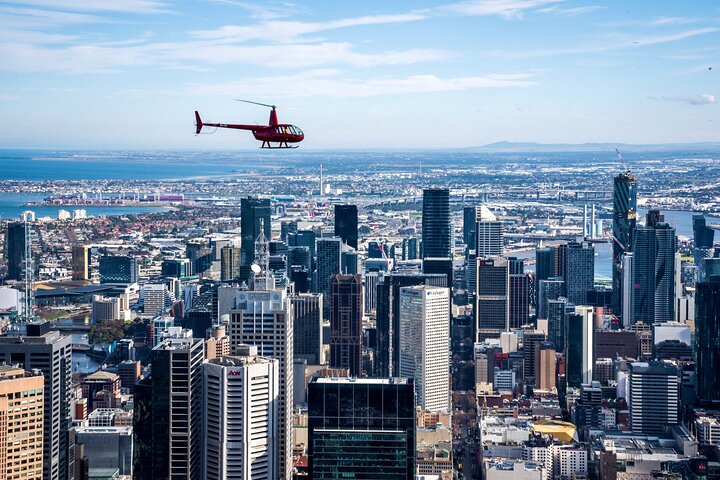 Giro panoramico in elicottero della città di Melbourne