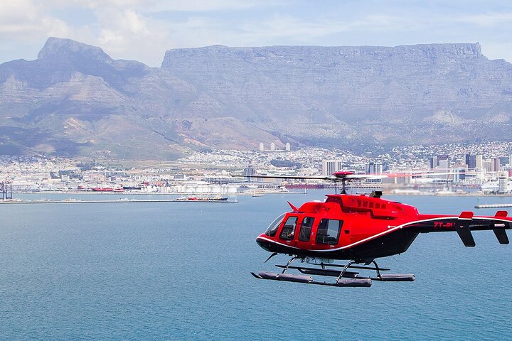 Visite panoramique en hélicoptère privé du Cap
