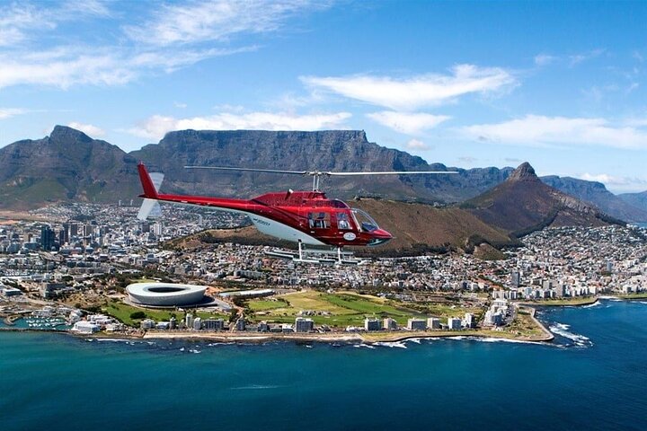 Tour privé en hélicoptère de la côte atlantique du Cap