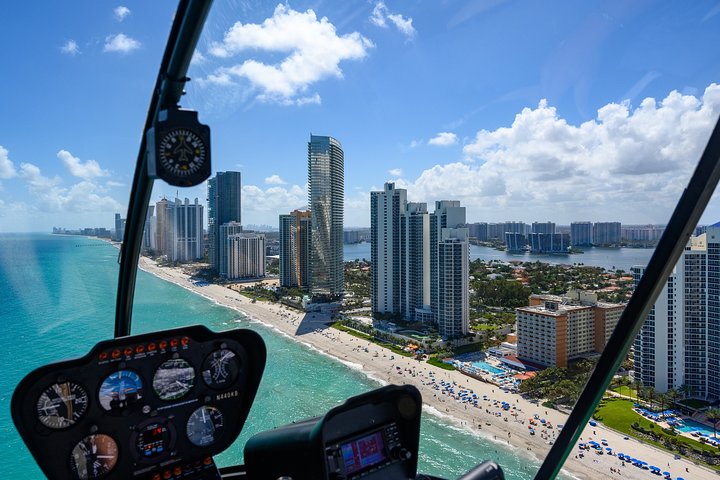 pies privados Tour en helicóptero de Lauderdale a Miami Beach