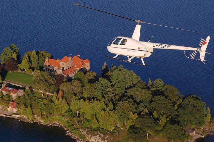 Excursion en hélicoptère dans les deux îles des Mille Îles